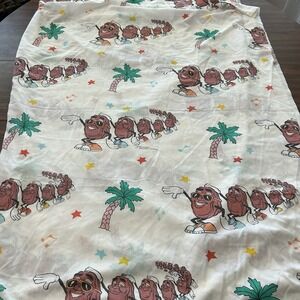 Vintage California Raisins Fitted And Flat Sheet Set 1988